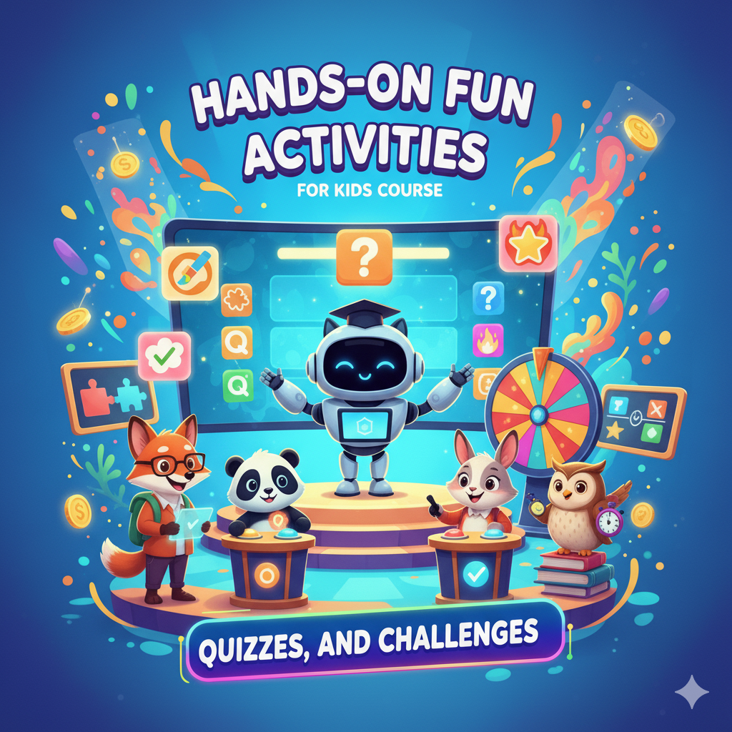 Hands-on fun activities, quizzes, and challenges
